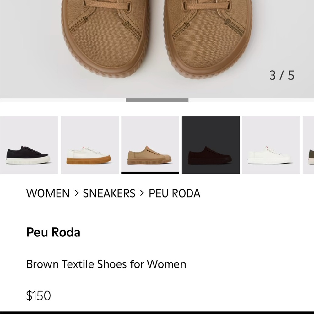 Camper Peu Roda Brown Shoes